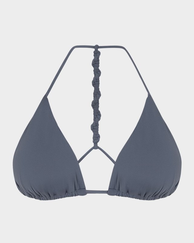 Solid Holly T-Back Bikini Top